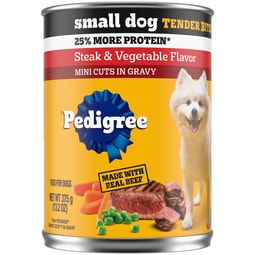 PEDIGREE® Small Dog TENDER BITES™ Steak & Vegetable image