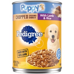 PEDIGREE® Wet Dog Food PUPPY® Complete Nutrition - Chopped Ground Dinner with Lamb & Rice image