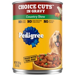 PEDIGREE® Wet Dog Food CHOICE CUTS® in Gravy Country Stew image