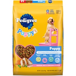 PEDIGREE® PUPPY™ Growth & Protection Dry Dog Food Chicken & Vegetable Flavor image