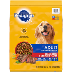 PEDIGREE® Dry Dog Food Adult Grilled Steak & Vegetable Flavor image