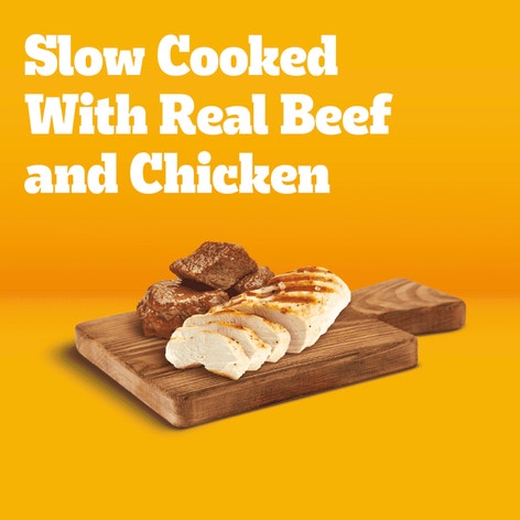 PEDIGREE® Chopped Ground Dinner Combo with Chicken, Beef & Liver Wet Dog Food image 1