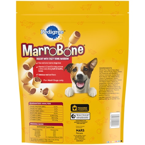 PEDIGREE® MARROBONE™ Real Beef Flavor Snacks for Dogs image 1