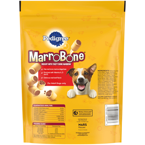 PEDIGREE® MARROBONE™ Real Beef Flavor Snacks for Dogs image 1