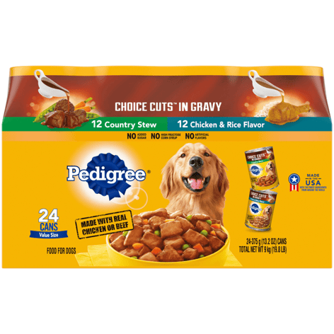 PEDIGREE® CHOICE CUTS™ IN GRAVY Country Stew, Chicken & Rice 24 ct Wet Dog Food image 1