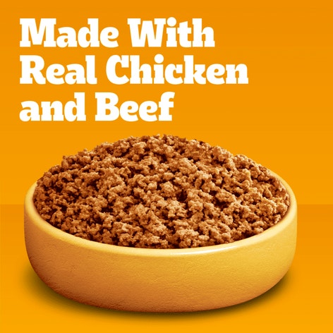 PEDIGREE® Chopped Ground Dinner Combo with Chicken, Beef & Liver Wet Dog Food image 1