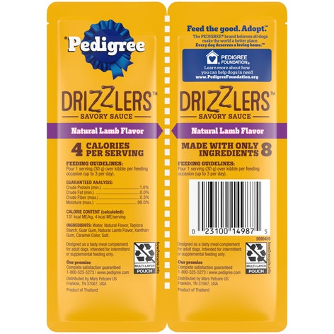 PEDIGREE® DRIZZLERS™ Natural Lamb Flavor image 1