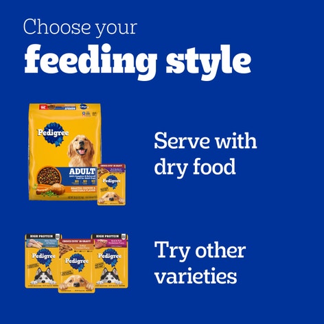 PEDIGREE® CHOICE CUTS™ in Gravy Adult Soft Wet Dog Food 48 Pouch Variety Pack image 1