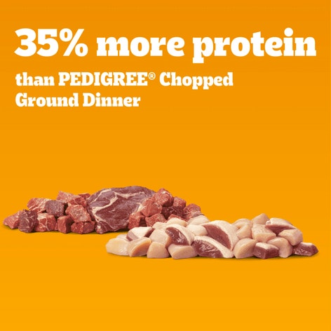 PEDIGREE® Can High Protein Chopped 12ct Variety Pack image 1