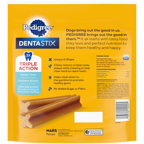 PEDIGREE® Dog Treats DENTASTIX™ Original Large image 1