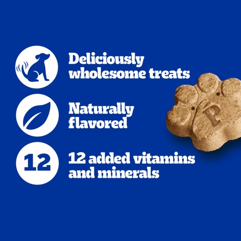 PEDIGREE® Large Tasty Biscuits Dog Treats, Beef & Cheese Flavor image 1