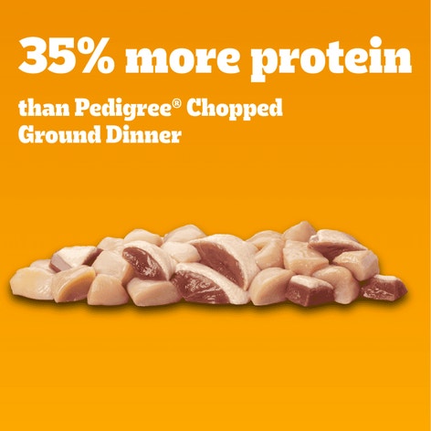 PEDIGREE® Can High Protein Chopped Chicken & Duck Flavor image 1