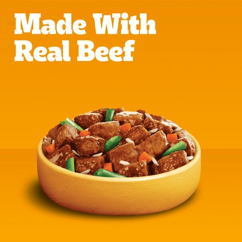 PEDIGREE® Wet Dog Food Homestyle Meals Prime Rib, Rice, and Vegetable Flavor in Gravy image 1