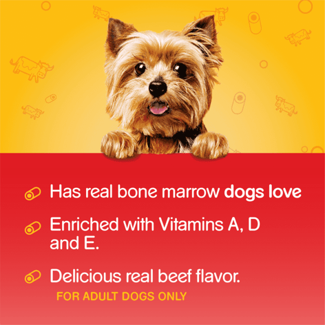 PEDIGREE® MARROBONE™  Real Beef Flavor Toy/Small Snacks for Dogs image 1