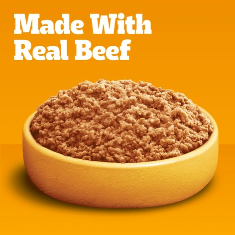 PEDIGREE® Chopped Ground Dinner Filet Mignon Flavor & With Beef Adult Wet Dog Food Variety Pack image 1