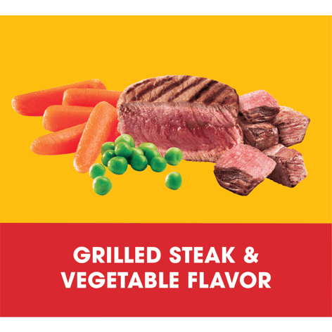 PEDIGREE® PUPPY™ Growth & Protection Dry Dog Food Grilled Steak & Vegetable Flavor image 1