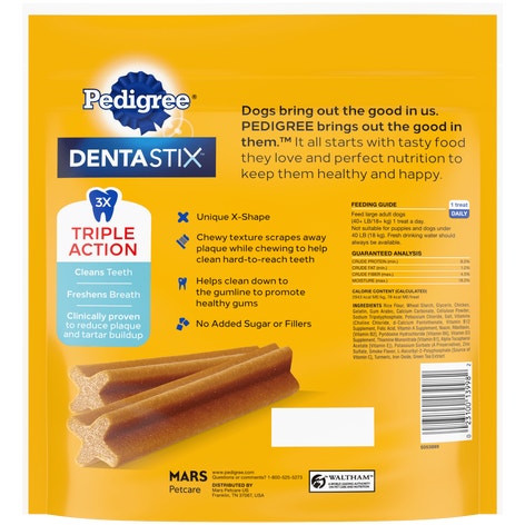 PEDIGREE® Dog Treats DENTASTIX™ Original Large image 1