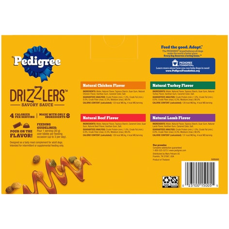 PEDIGREE® DRIZZLERS™ Savory Sauce Multipack 32-Pack image 1