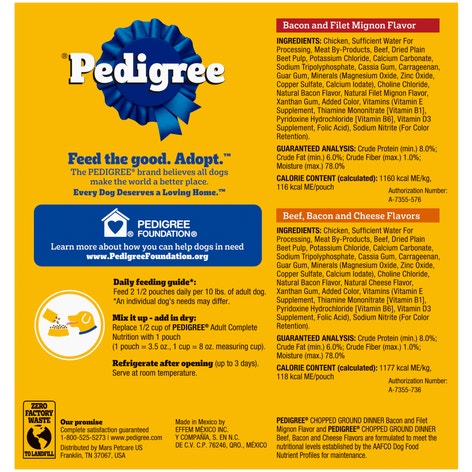 PEDIGREE® Pouch TRADITIONAL GROUND DINNER® 8ct image 1