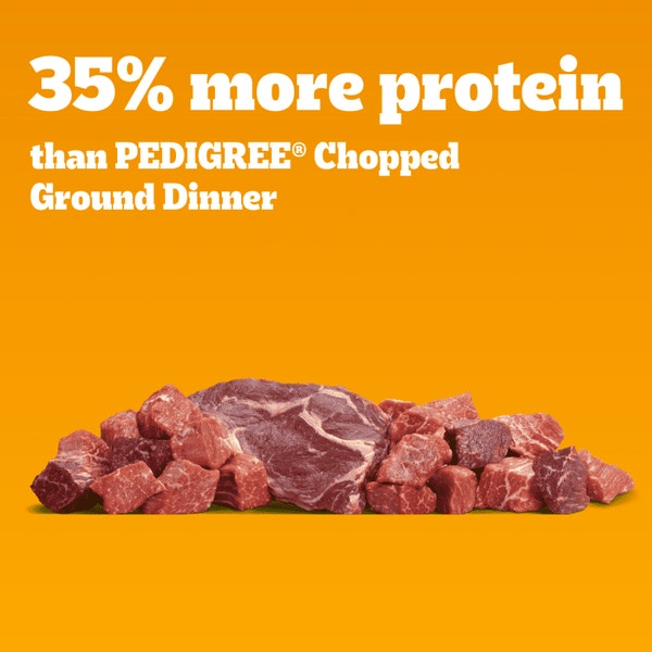 PEDIGREE® Can High Protein Chopped Beef & Bison Flavor image 3