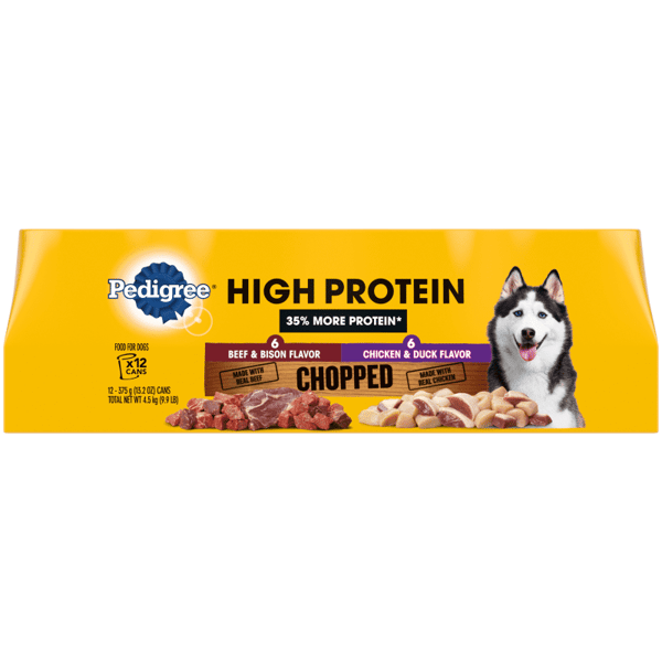 PEDIGREE® Can High Protein Chopped 12ct Variety Pack image 2