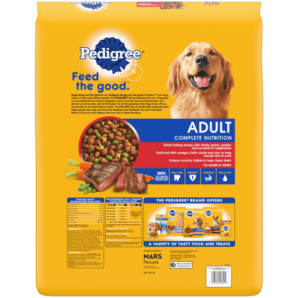 PEDIGREE® Dry Dog Food Adult Grilled Steak & Vegetable Flavor image 2