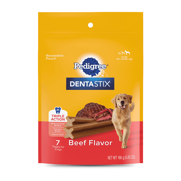 PEDIGREE® DENTASTIX™ Beef Flavor Large Dog Treats image 1