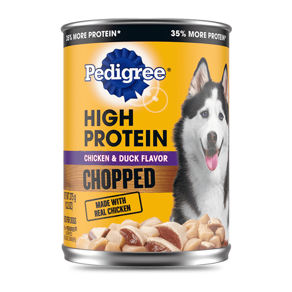 PEDIGREE® Can High Protein Chopped Chicken & Duck Flavor image 1
