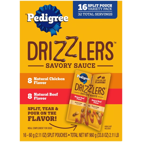 PEDIGREE® DRIZZLERS™ Savory Sauce Multipack 16-Pack image 1