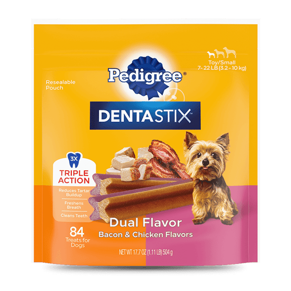 PEDIGREE® Dog Treats DENTASTIX™ Dual Flavors Mini image 1