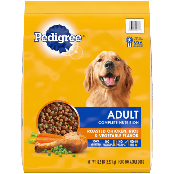 PEDIGREE® Dry Dog Food Adult Roasted Chicken, Rice & Vegetable Flavor image 1