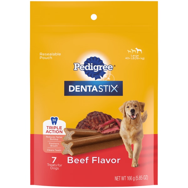 PEDIGREE® DENTASTIX™ Beef Flavor Large Dog Treats image 1