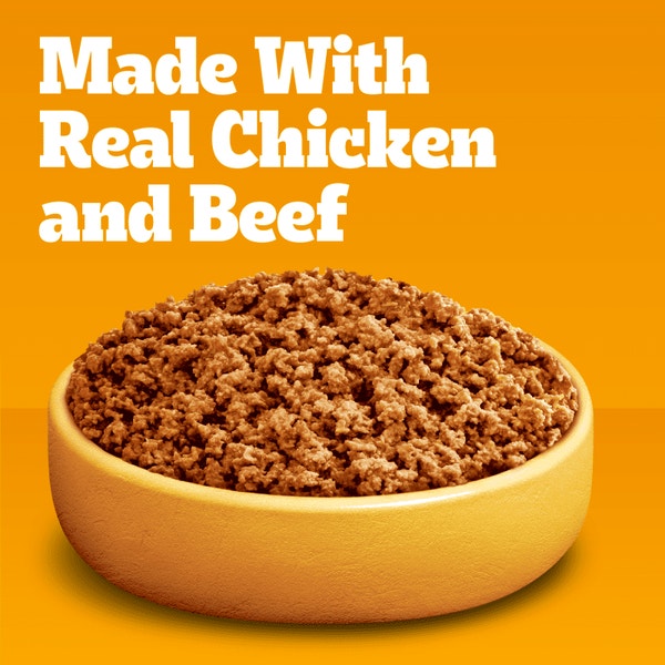 PEDIGREE® Chopped Ground Dinner Combo with Chicken, Beef & Liver Wet Dog Food image 3