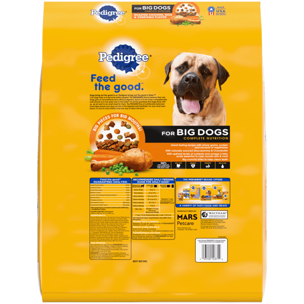 PEDIGREE® Big Dogs Roasted Chicken, Rice & Vegetable Dry Dog Food image 2