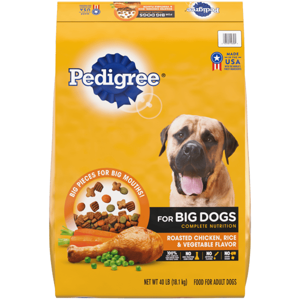 PEDIGREE® Big Dogs Roasted Chicken, Rice & Vegetable Dry Dog Food image 1