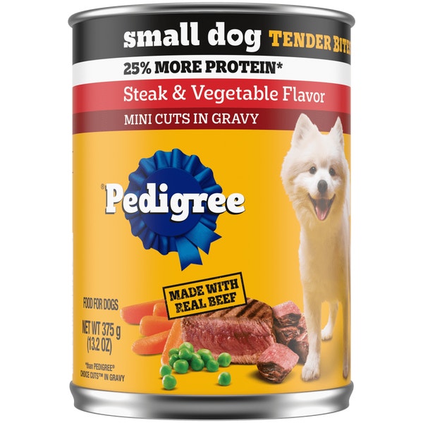 PEDIGREE® Small Dog TENDER BITES™ Steak & Vegetable image 1