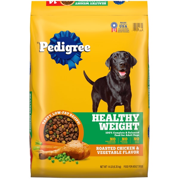 PEDIGREE® Dry Dog Food Healthy Weight Roasted Chicken, & Vegetable Flavor image 1