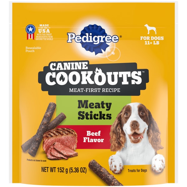 PEDIGREE® CANINE COOKOUTS™ Beef Flavored Meaty Sticks image 1