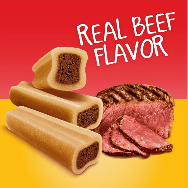 PEDIGREE® JUMBONE™ Real Beef Flavor Mini Dog Treats image 3
