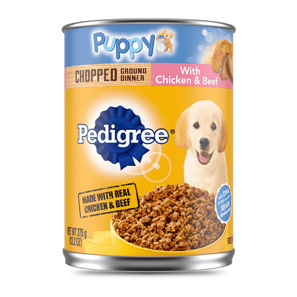 PEDIGREE® PUPPY™  Complete Nutrition - Chopped Ground Dinner with Chicken & Beef Wet Dog Food image 1