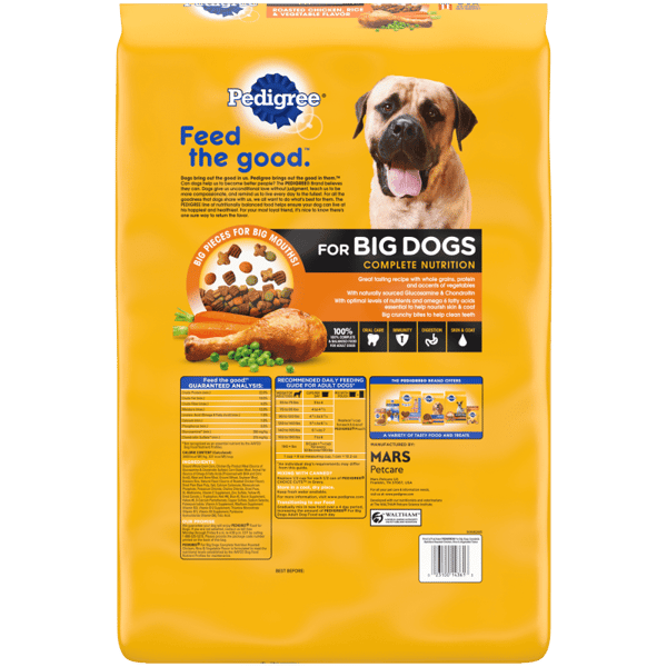 PEDIGREE® Big Dogs Roasted Chicken, Rice & Vegetable Dry Dog Food image 2