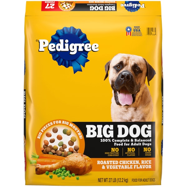 PEDIGREE® Big Dogs Roasted Chicken, Rice & Vegetable Dry Dog Food image 1