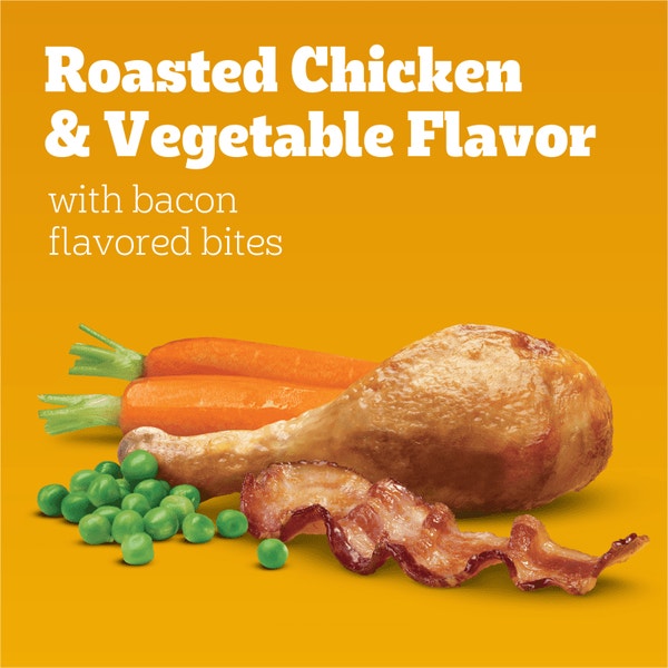 PEDIGREE® Adult Dry Dog Food, Roasted Chicken and Vegetable Flavor with Bacon Flavored Bites image 3