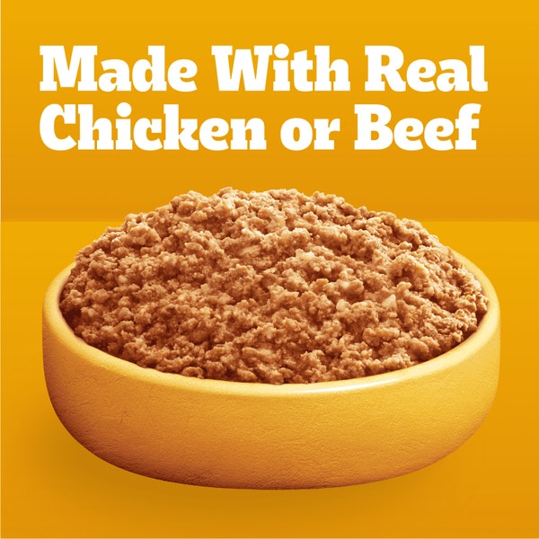 PEDIGREE® Pouch Chopped Ground Dinner 30ct 3 Flavor Variety Pack image 3