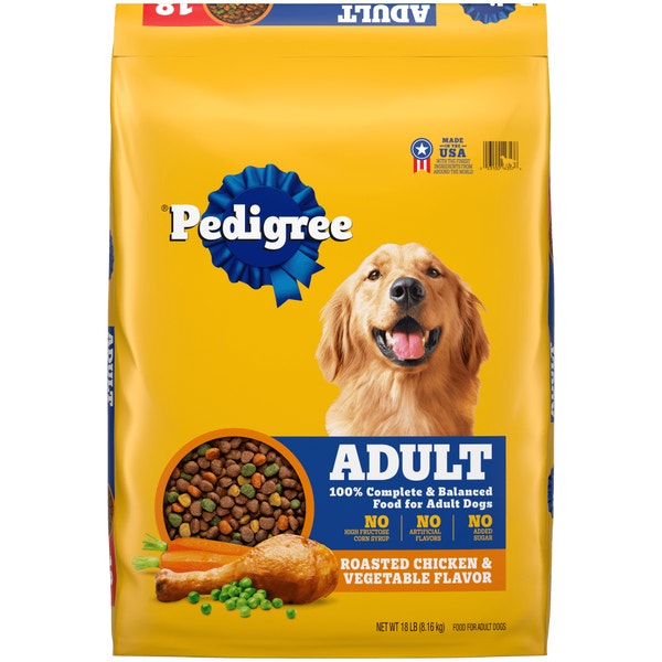 PEDIGREE® Dry Dog Food Adult Roasted Chicken, Rice & Vegetable Flavor image 1