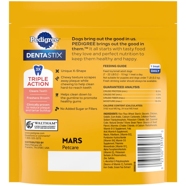 PEDIGREE® Dog Treats DENTASTIX™ Beef Flavor Toy/Small image 2