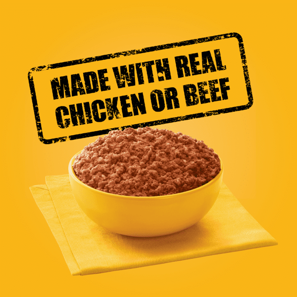 PEDIGREE® TRADITIONAL GROUND DINNER® With Chicken and With Beef 24ct image 3