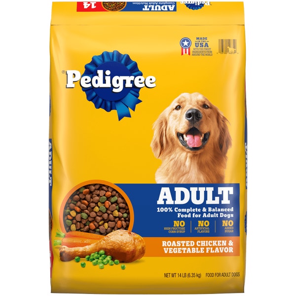 PEDIGREE® Dry Dog Food Adult Roasted Chicken, Rice & Vegetable Flavor image 1