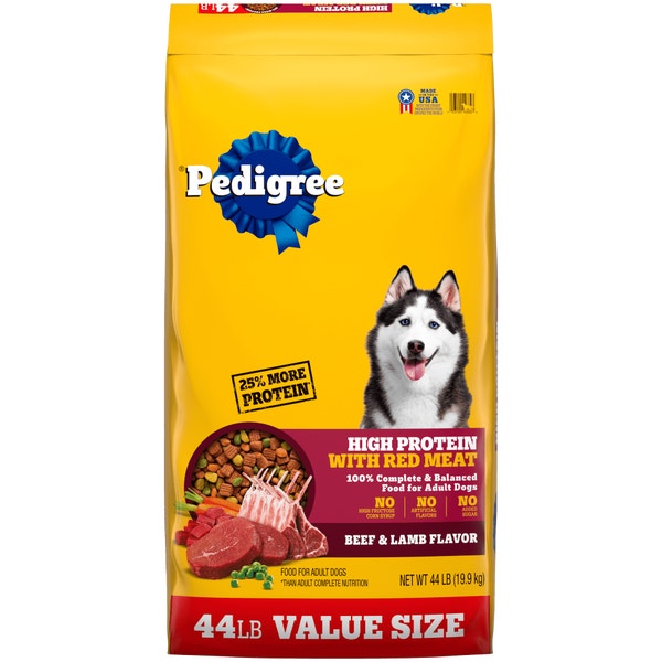 PEDIGREE® Dry Dog Food  High Protein Beef and Lamb Flavor image 1