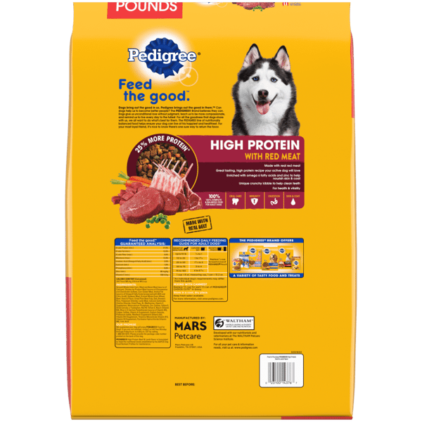 PEDIGREE® Dry Dog Food  High Protein Beef and Lamb Flavor image 2